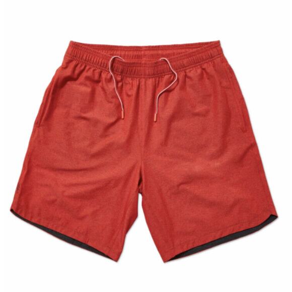 Rhone Guru Shorts •Men XXL• Perforated Running Athletic Work Out 7" in Lava Red - Picture 2 of 13